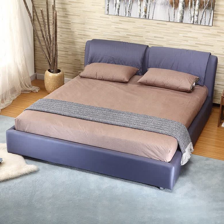 高箱储物床 1.8米 气动